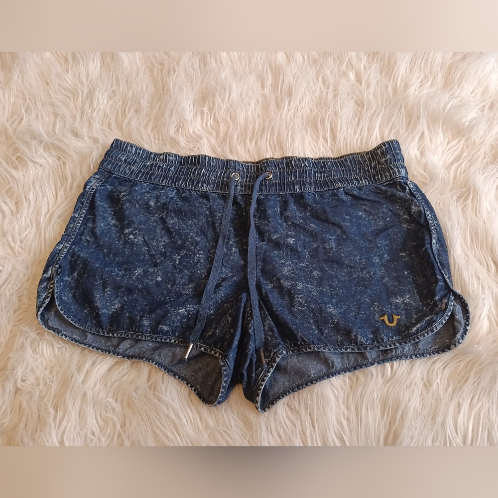True Religion Women's Blue shorts Size L/G